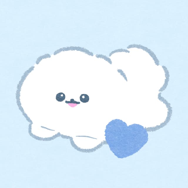 フリーアイコン ぽぽちとハート