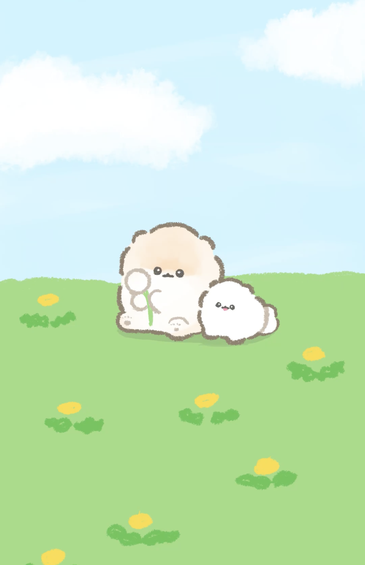 たんぽぽ野原のぽぽちとぱぴち